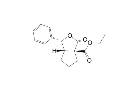 (1R,3aR,6aS)-3-keto-1-phenyl-4,5,6,6a-tetrahydro-1H-cyclopenta[c]furan-3a-carboxylic acid ethyl ester