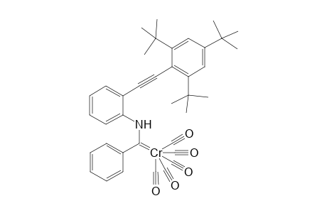 Pentacarbonyl{[2'-(<2",4",6"-tri-t-butylphenyl>ethynyl)phenylamino]-phenylcarbene}-chromium