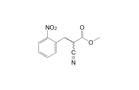 alpha-cyano-o-nitrocinnamic acid, methyl ester