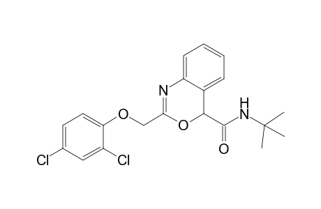 N-(tert-Butyl)-2-((2,4-dichlorophenoxy)methyl)-4H-3,1-benzoxazine-4-carboxamide