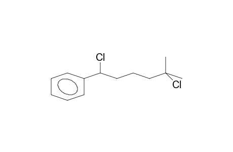 (1,5-dichloro-5-methyl-hexyl)benzene