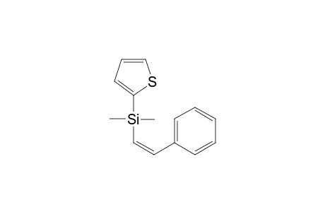 (Z)-Dimethyl(2-phenylethenyl)-2-thienylsilane