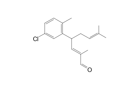 (E)-4-(5-Chloro-2-methylphenyl)-2,7-dimethyloct-2,6-dienal