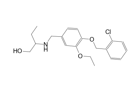 2-({4-[(2-chlorobenzyl)oxy]-3-ethoxybenzyl}amino)-1-butanol