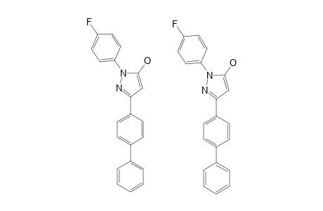 3-(BIPHENYL-4-YL)-1-(4-FLUOROPHENYL)-1H-PYRAZOL-5(4H)-ONE