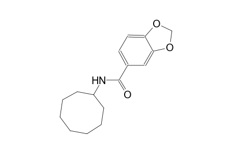N-cyclooctyl-1,3-benzodioxole-5-carboxamide