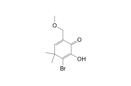 2,5-Cyclohexadien-1-one, 3-bromo-2-hydroxy-6-(methoxymethyl)-4,4-dimethyl-