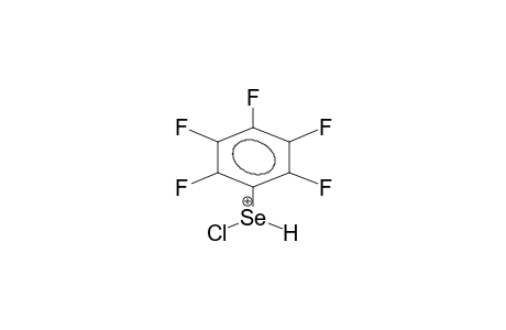 PENTAFLUORO(CHLOROSELENYL)BENZENE, PROTONATED