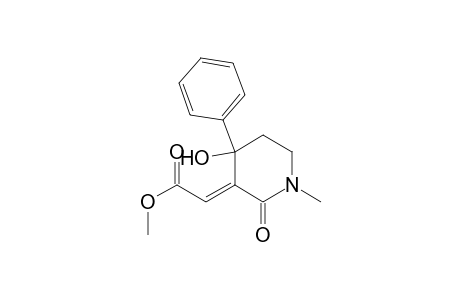 4-Hydroxy-3-methoxycarbonylmethylene-1-methyl-4-phenyl-2-piperidone