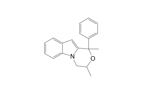 (+/-)-1,3-dimethyl-1-phenyl-3,4-dihydro-1H-[1,4]oxazino[4,3-a]indole