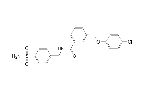 N-[4-(aminosulfonyl)benzyl]-3-[(4-chlorophenoxy)methyl]benzamide