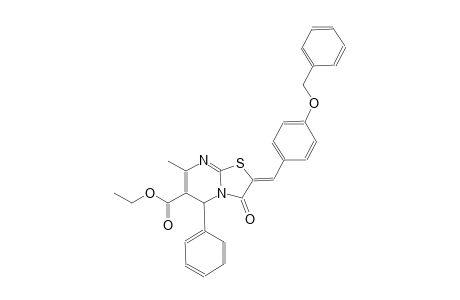 ethyl (2Z)-2-[4-(benzyloxy)benzylidene]-7-methyl-3-oxo-5-phenyl-2,3-dihydro-5H-[1,3]thiazolo[3,2-a]pyrimidine-6-carboxylate