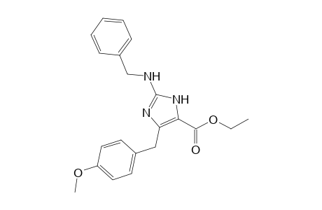 Ethyl 2-Benzylamino-4-(4-methoxybenzyl)imidazole-5-carboxylate