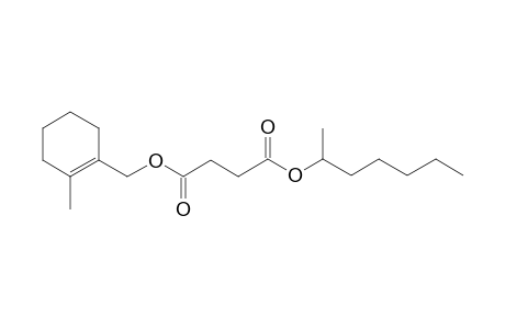 Succinic acid, hept-2-yl (2-methylcyclohex-1-en-1-yl)methyl ester