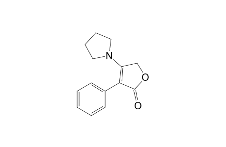 4-phenyl-3-(1-pyrrolidinyl)-2H-furan-5-one