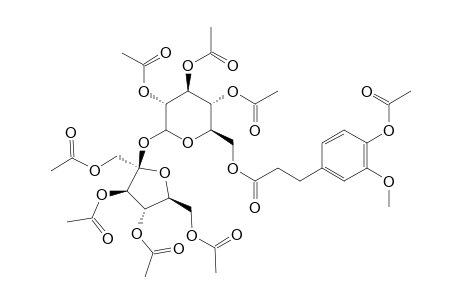 ALPHA-D-[6-O-(4-O-ACETYL-DIHYDROFERULOYL)]-2,3,4-TRI-O-ACETYL-GLUCOPYRANOSYL-(1->2)-BETA-D-1,3,4,6-TETRA-O-ACETYL-FRUCTOFURANOSIDE