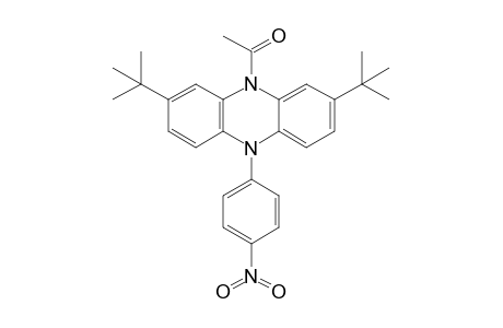 5-Acetyl-3,7-di(t-butyl)-5,10-dihydro-10-(4'-nitrophenyl)phenazine