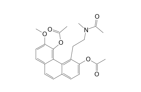 3-Methoxy-4,6-diacetoxy-5-(2-[N-methyl-N-acetylamino]ethyl)phenanthrene