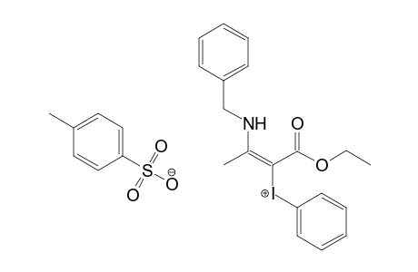 Ethyl E-2-phenyliodonio-3-benzylaminocrotonate tosylate