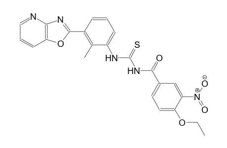 N-(4-ethoxy-3-nitrobenzoyl)-N'-(2-methyl-3-[1,3]oxazolo[4,5-b]pyridin-2-ylphenyl)thiourea