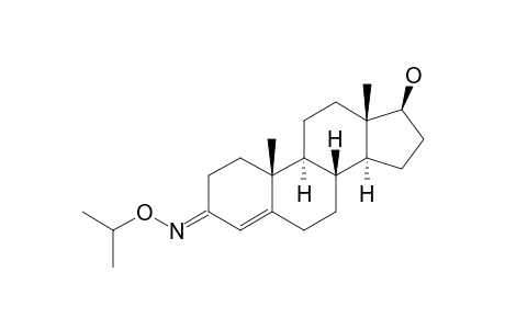 (ANTI)-17-BETA-HYDROXY-4-ANDROSTEN-3-O-ISOPROPYLOXIME