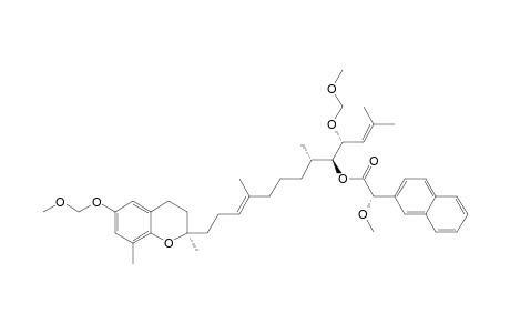 (2S)-2-methoxy-2-(2-naphthyl)acetic acid [(E,1S,2S)-9-[(2R)-6-(methoxymethoxy)-2,8-dimethyl-chroman-2-yl]-1-[(1R)-1-(methoxymethoxy)-3-methyl-but-2-enyl]-2,6-dimethyl-non-6-enyl] ester