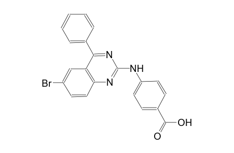 benzoic acid, 4-[(6-bromo-4-phenyl-2-quinazolinyl)amino]-