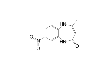 4-Methyl-8-nitro-1,5-dihydro-1,5-benzodiazepin-2-one