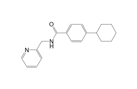 benzamide, 4-cyclohexyl-N-(2-pyridinylmethyl)-
