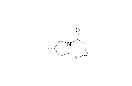 (RAC)-7-METHYLTETRAHYDROPYRROLO-[2,1-C]-[1,4]-OXAZINE-4-ONE