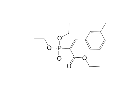 Ethyl (2Z)-2-(diethoxyphosphoryl)-3-(3-methylphenyl)-2-propenoate