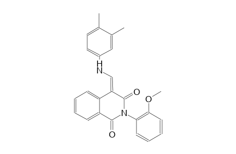 1,3(2H,4H)-isoquinolinedione, 4-[[(3,4-dimethylphenyl)amino]methylene]-2-(2-methoxyphenyl)-, (4E)-