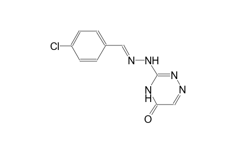 benzaldehyde, 4-chloro-, (4,5-dihydro-5-oxo-1,2,4-triazin-3-yl)hydrazone