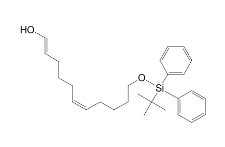 (6Z)-11-(t-butyl)diphenylsilyloxyundeca-1,6-dien-1-ol