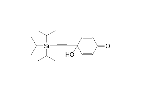 4-Hydroxy-4(triisopropylsilylethynyl)cyclohexa-2,5-dienone