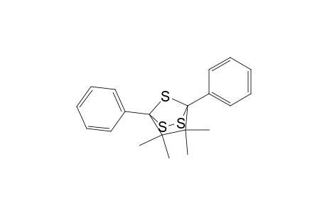 2,3,7-Trithiabicyclo[2.2.1]heptane, 5,5,6,6-tetramethyl-1,4-diphenyl-