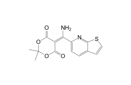5-[amino(6-thieno[2,3-b]pyridinyl)methylidene]-2,2-dimethyl-1,3-dioxane-4,6-dione