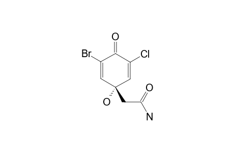 2-BROMO-6-CHLORO-4-HYDROXYCYCLOHEXA-2,5-DIENONE-4-ACETAMIDE