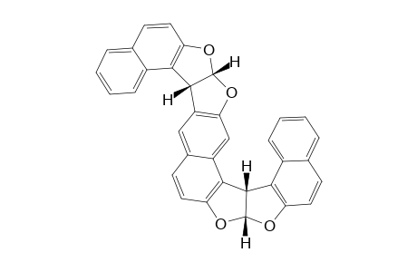 7a,11b,18a,20c-Tetrahydronaphtho[2,1-b:7,6-b']bisnaphtho[1',2':4,5-]furo[3,2-d]furan