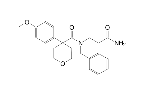 2H-pyran-4-carboxamide, N-(3-amino-3-oxopropyl)tetrahydro-4-(4-methoxyphenyl)-N-(phenylmethyl)-