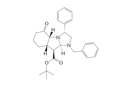 t-Butyl (3R,4aR,8aS,9S,9aR)-1-benzyl-5-oxo-3-phenyldecahydro-1H-imidazo[1,2-a]indole-9-carboxylate