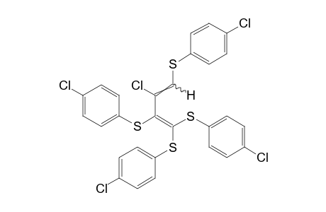 3-chloro-1,1,2,4-tetrakis[(p-chlorophenyl)thio]-1,3-butadiene