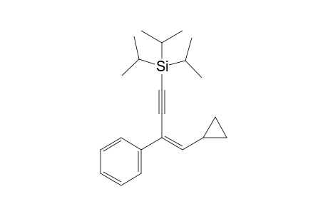(Z)-(4-Cyclopropyl-3-phenylbut-3-en-1-yn-1-yl)triisopropylsilane