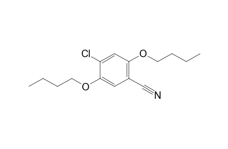 1,4-Dibutoxy-2-chloro-5-cyanobenzene