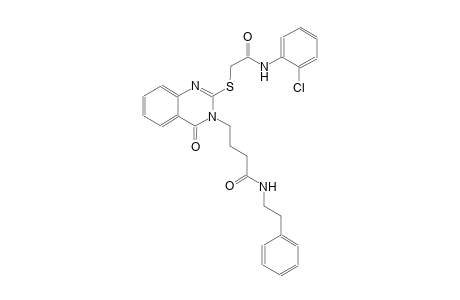 3-quinazolinebutanamide, 2-[[2-[(2-chlorophenyl)amino]-2-oxoethyl]thio]-3,4-dihydro-4-oxo-N-(2-phenylethyl)-