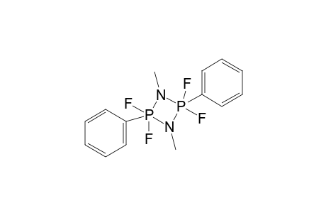 1,3-dimethyl-2,4-diphenyl-2,2,4,4-tetrafluoro-2,2,4,4-tetrahydro-1,3,2,4-diazadiphosphetidine