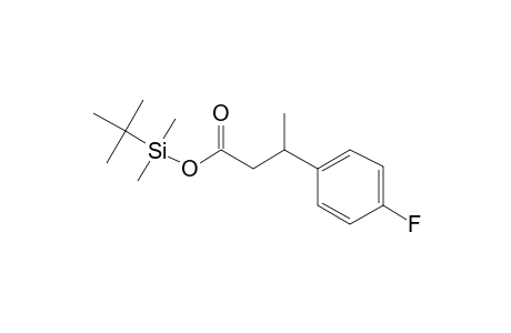 3-(4-Fluorophenyl)butanoic acid, tert-butyldimethylsilyl ester