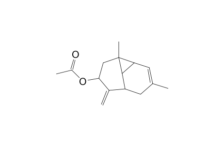 4,10-Dimethyl-7-methylidene-tricyclo[4.4.0.0(2,10)]deca-3-en-8-yl actate