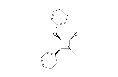 (3R,4S)-1-methyl-3-phenoxy-4-phenylazetidine-2-thione