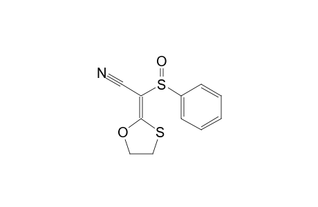 (1,3-Oxathiolan-2-ylidene)(phenylsulfinyl)acetonitrile